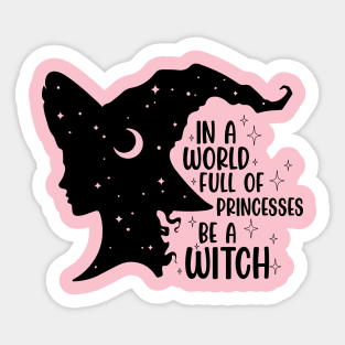 Feminist Witchy Grandaughter of Witches Halloween Sticker